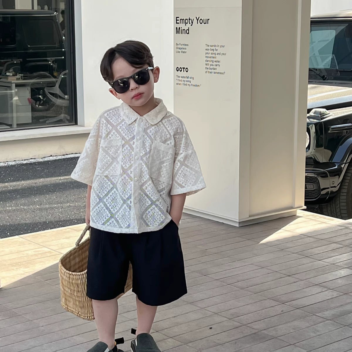 เสื้อเชิ้ตเด็กสไตล์เกาหลี